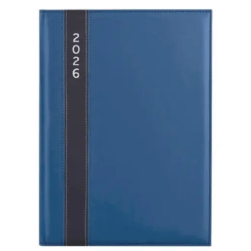 A5 Satin Diary - 2026 Blue Front